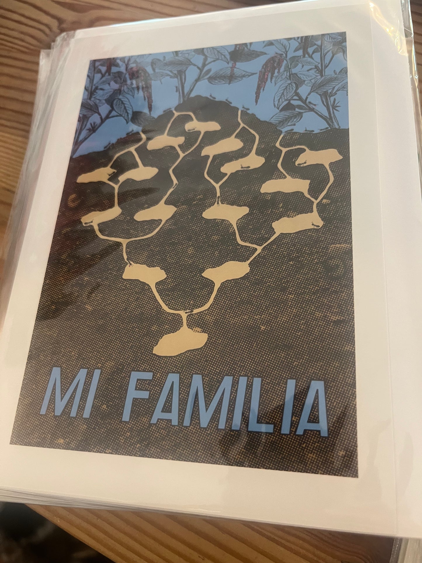 Mi Familia - Blank Greeting Card by Alex! Jimenez