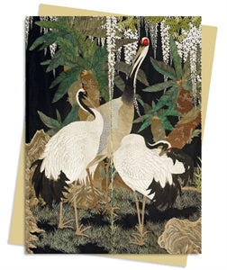 Cranes Blank Greeting Card