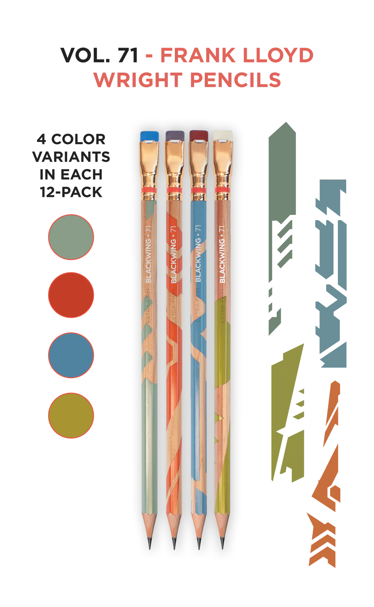 Blackwing Pencils / Frank Lloyd Wright / Volume 71