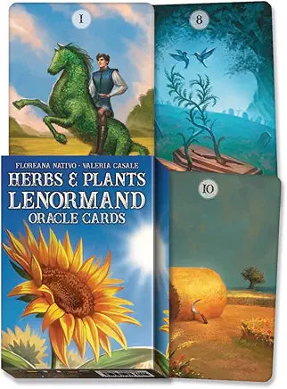 Herbs And Plants Lenormand Oracle Cards by Floreana Nativo (Author) and Valeria Casale (Illustrator)