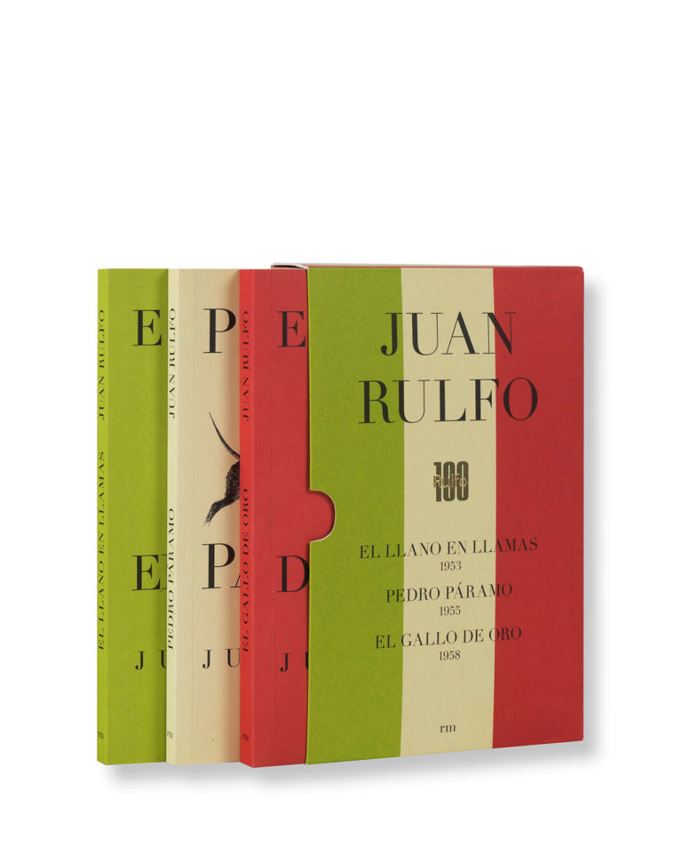 Juan Rulfo. Estuche conmemorativo: Pedro Páramo. Llano en Llamas. Gallo de Oro (Spanish Edition)