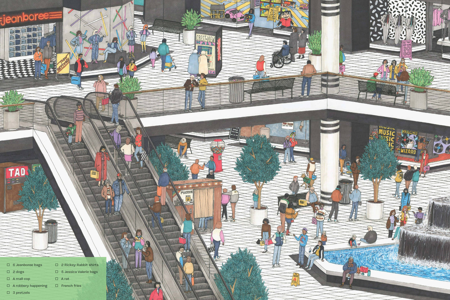 Let's Go to the Mall: An 80s Seek-and-Find / by Sally Nixon