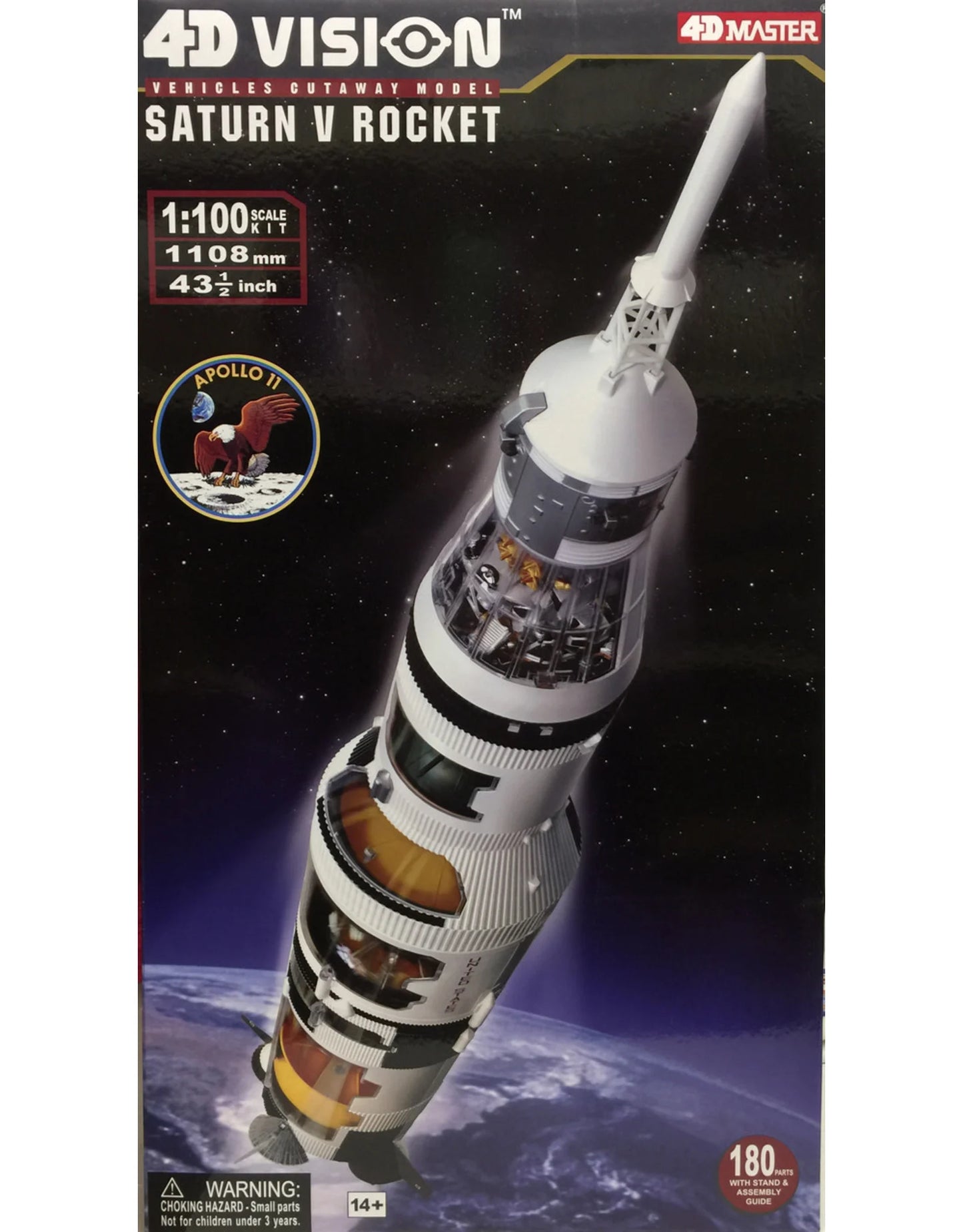 4D Vision Saturn V Rocket Model / 4D Vision