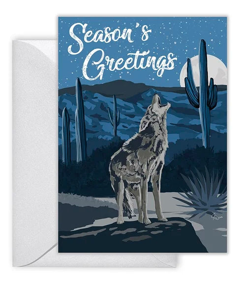 Coyote Christmas Card