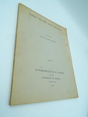 Yaqui Myths And Legends / Ruth Warner Giddings