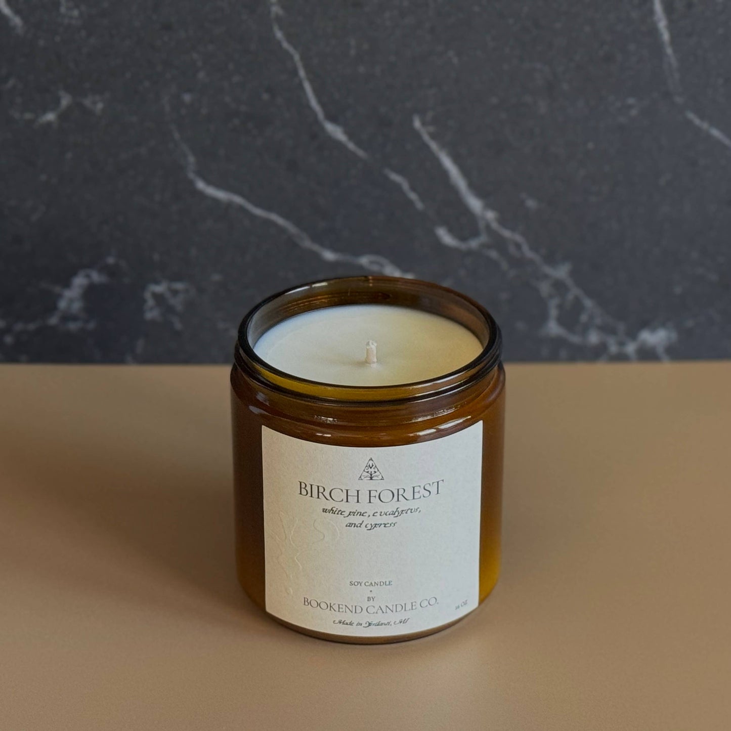 Birch Forest Soy Candle: 8 oz Jar