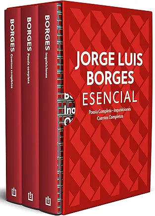 Estuche Borges esencial (contiene: Poesía completa / Cuentos completos / Inquisiciones) / Box Set Borges Essential (Spanish Edition) Spanish Edition | by Jorge Luis Borges