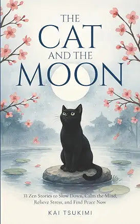 The Cat and the Moon: 33 Zen Stories to Slow Down, Calm the Mind, Relieve Stress, and Find Peace Now / by Kai Tsukimi