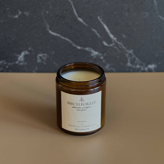 Birch Forest Soy Candle: 8 oz Jar