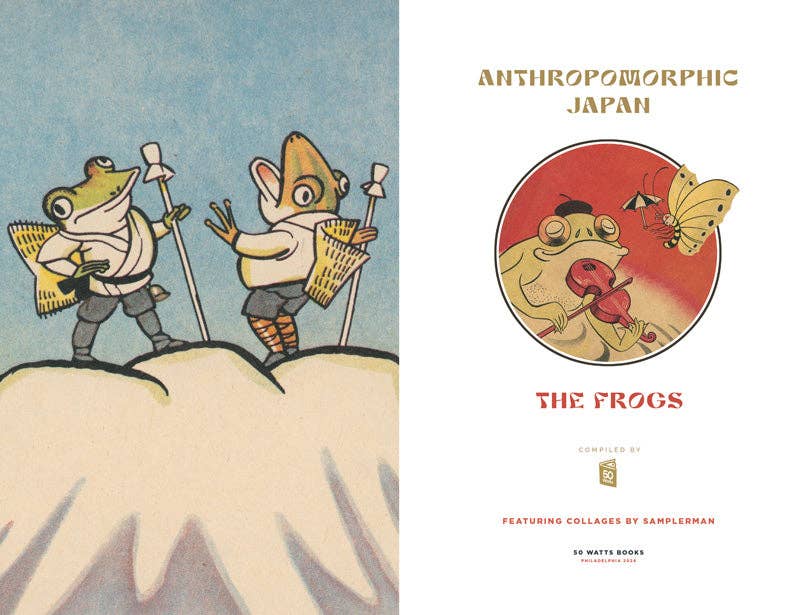 Anthropomorphic Japan - The Frogs - paperback book