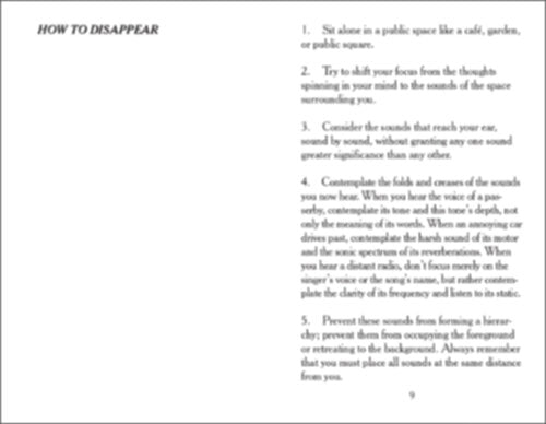 How to Disappear / Haytham El-Wardany