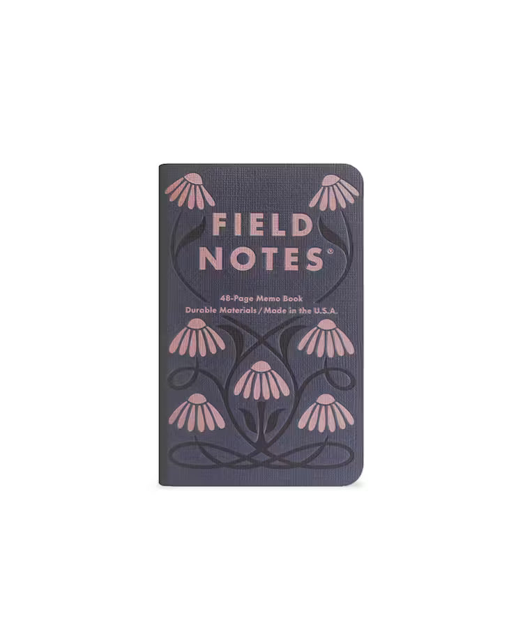 Fall Flowers Field Notes - 48-page memo book (3-pack)