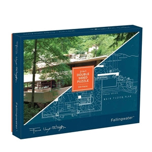 Frank Lloyd Wright Fallingwater 500 Piece Double-Sided Puzzle