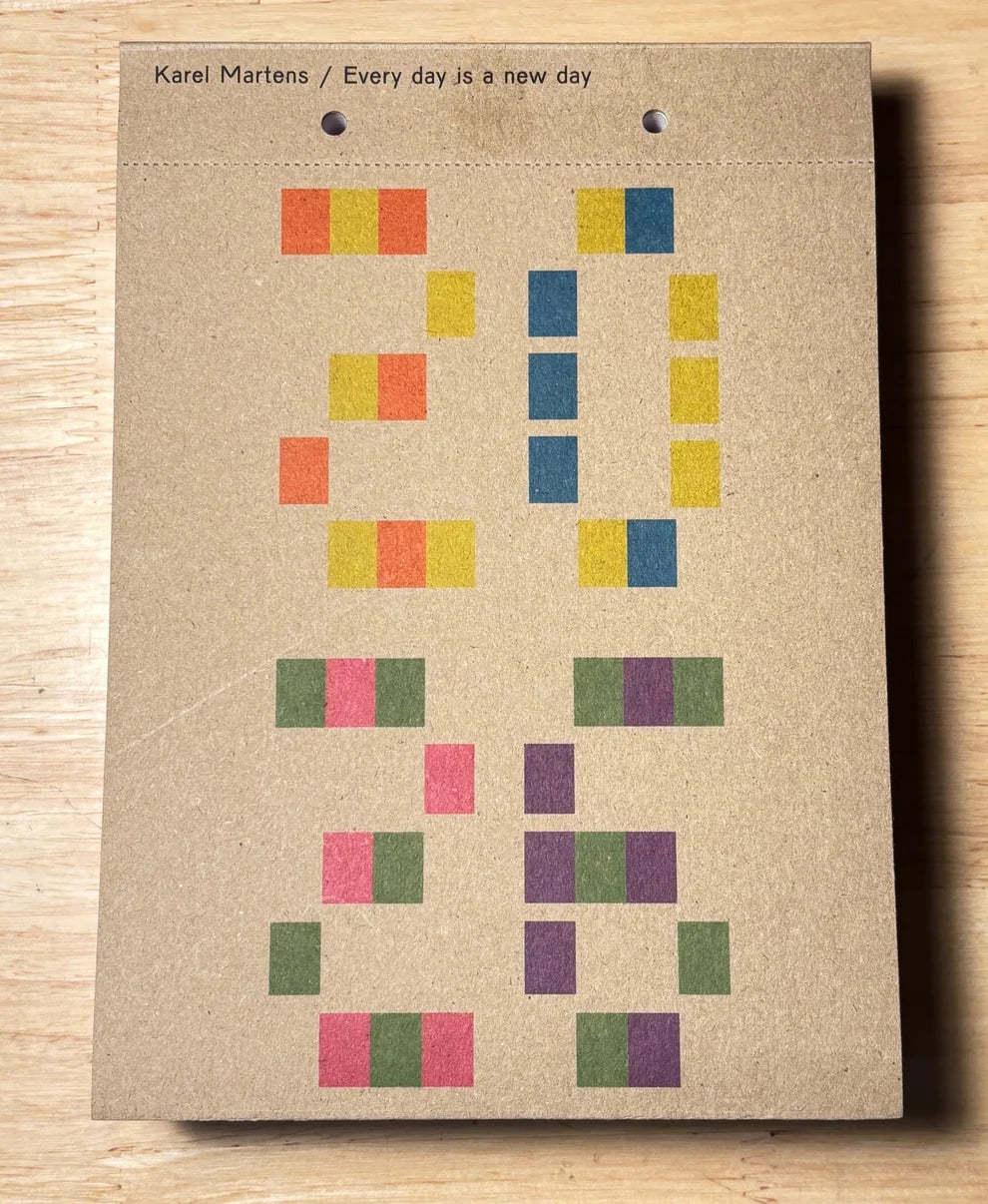 Karel Martens: Every Day Is a New Day – Calendar 2027