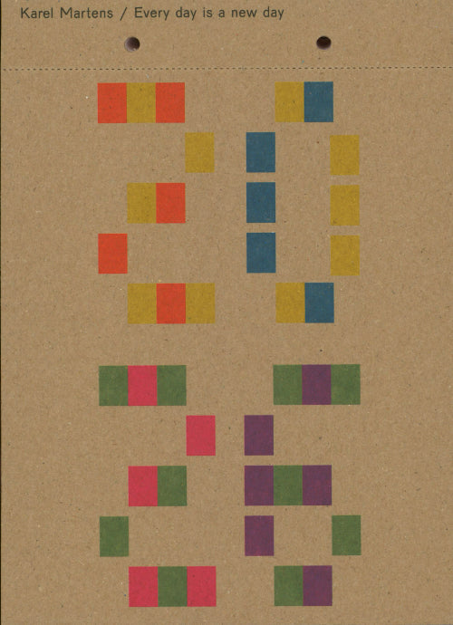 Karel Martens - 2026 Calendar / One Day at a Time