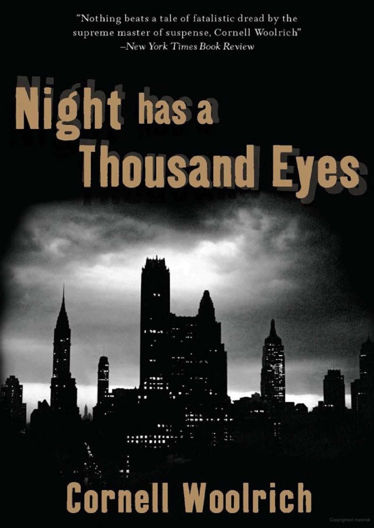 Night has a Thousand Eyes / Cornell Woolrich