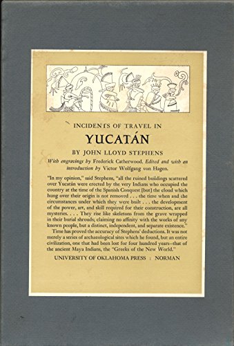 Incidents of Travel in Yucatan (Two Volumes) / John Lloyd Stephens (Slipcase)